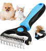Professional Pet Deshedding Brush Dog Hair Remover Pet Fur Knot Cutter Puppy Cat Comb Brushes Dogs Grooming Shedding Supplies