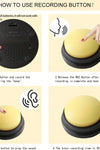 4Pcs Dog Voice Recording Button, Pet Communication Training Buzzer, Teach Dog to Talk, No Battery