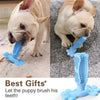 Dog Teeth Grinding Toy Dog Chew Toys Puppy High Tensile Silicone Pet Molar Bromopnea Teeth Cleaning Tool Interactive Toothbrush