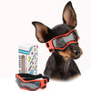 Dog Goggles for Small Breed Dog Sunglasses Dog UV Sunglasses Windproof Soft Frame Adjustable Straps for Small/Medium Dogs Puppy