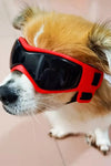Dog Goggles for Small Breed Dog Sunglasses Dog UV Sunglasses Windproof Soft Frame Adjustable Straps for Small/Medium Dogs Puppy