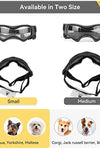 Dog Goggles for Small Breed Dog Sunglasses Dog UV Sunglasses Windproof Soft Frame Adjustable Straps for Small/Medium Dogs Puppy